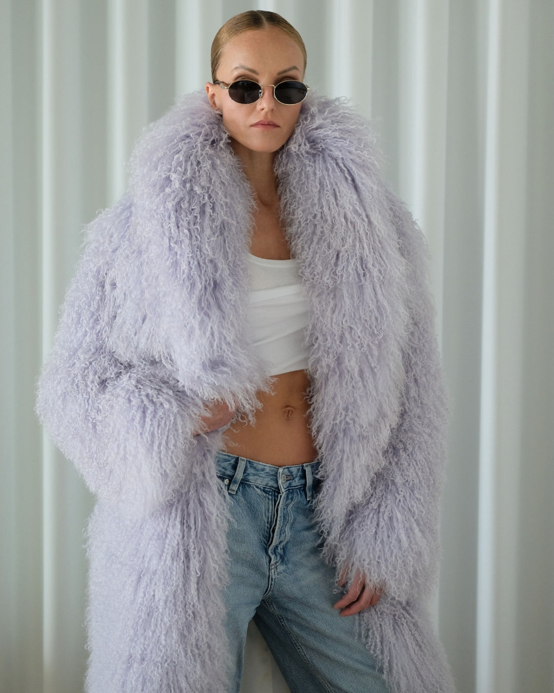 Maxi Lavender Coat