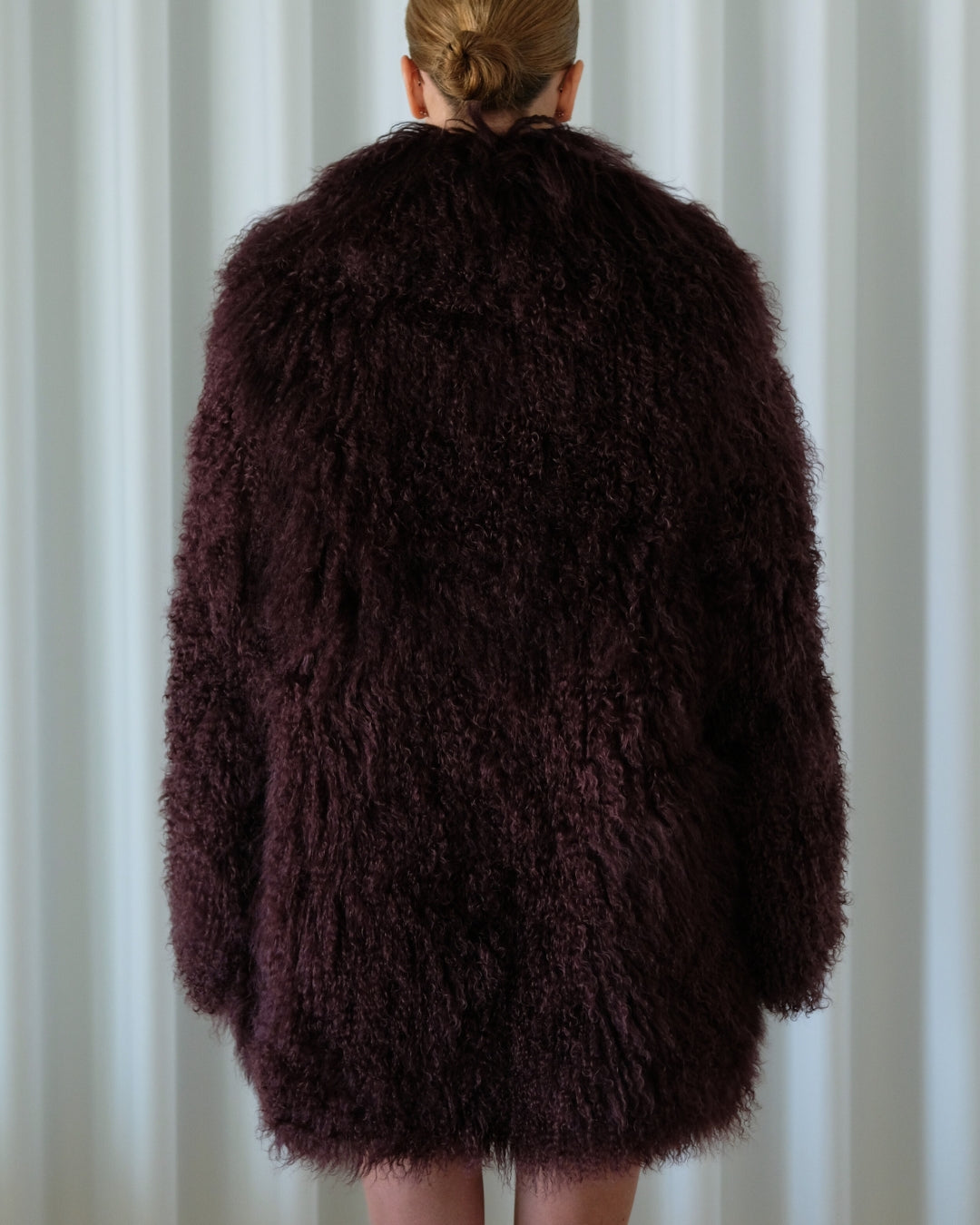 Long Plum Coat