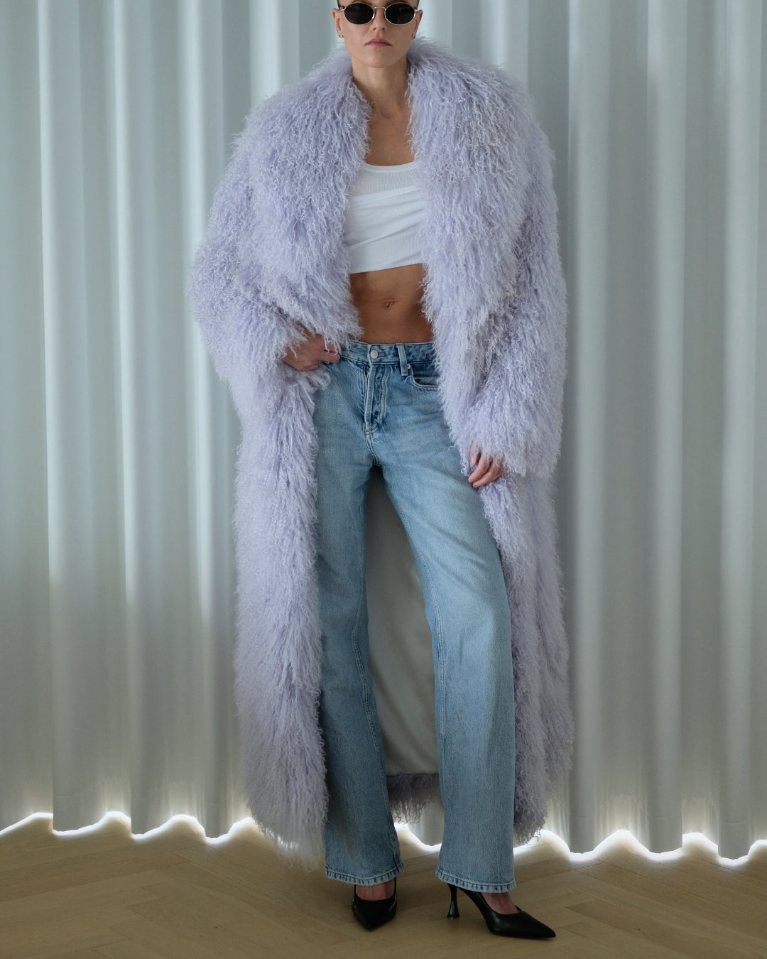 Maxi Lavender Coat